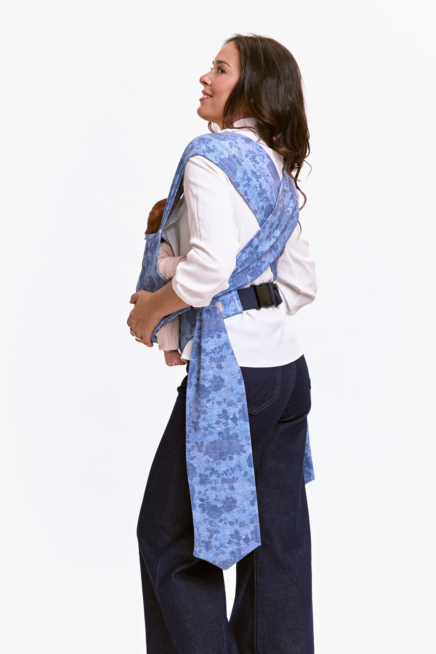 מנשא לולו אושן ג'ינס פרחוני - Lulu Ocean Floral Jeans