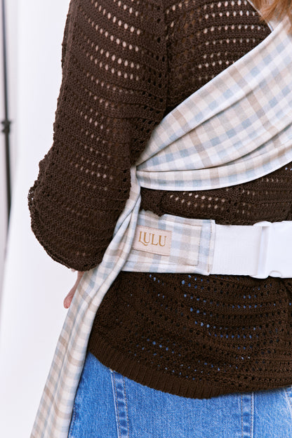 מנשא לולו אושן משבצות לונדון -Lulu Ocean London Check