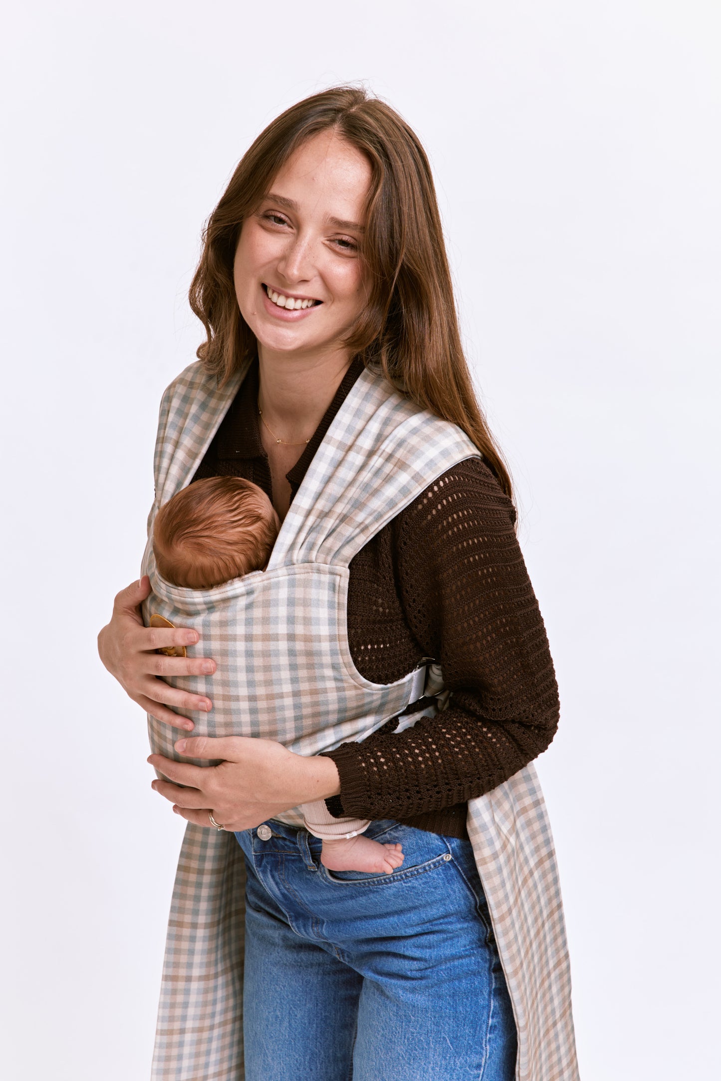 מנשא לולו אושן משבצות לונדון -Lulu Ocean London Check